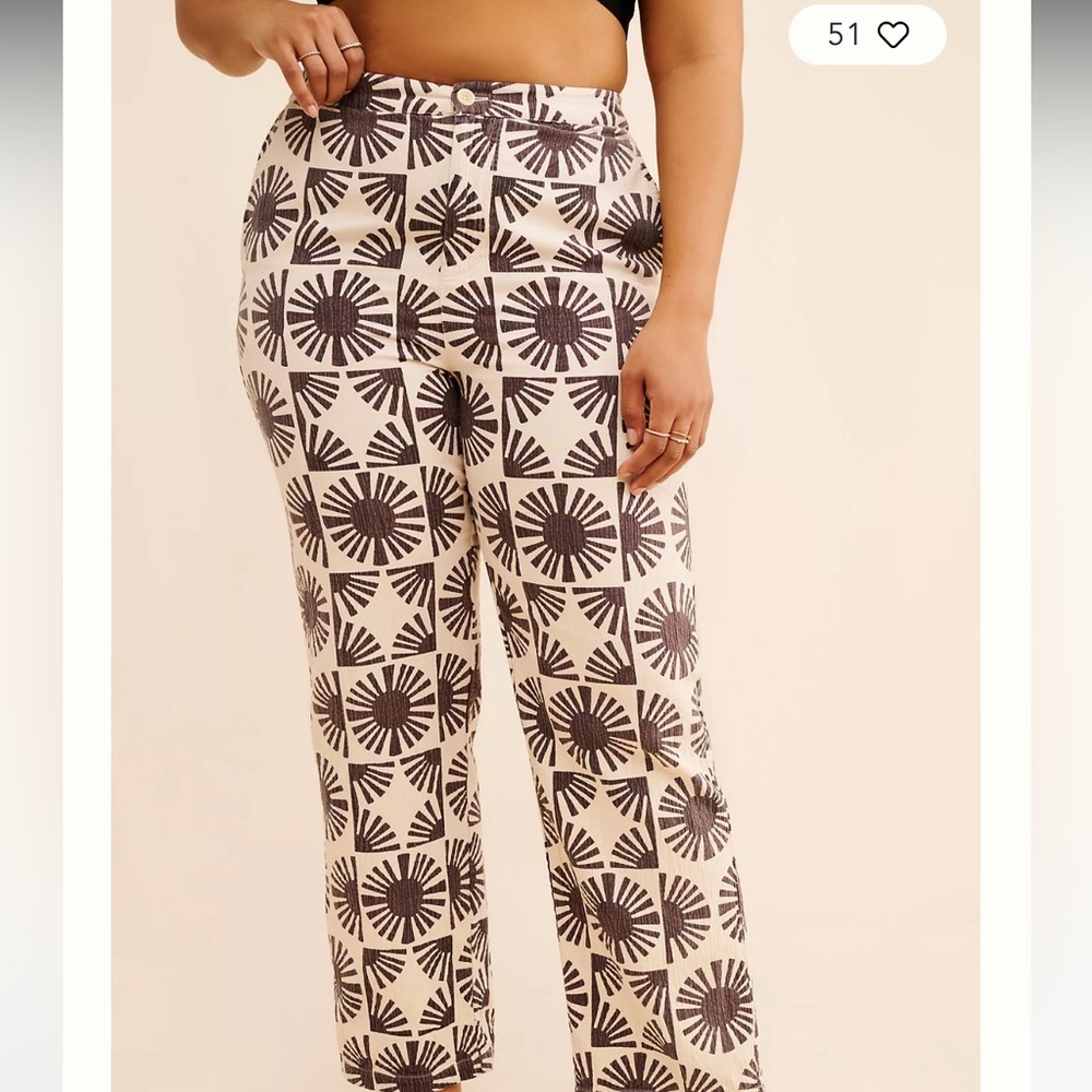 Thinking Mu Solet Bambula Mariam pants size small